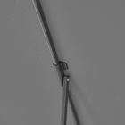 Ombrelone Alumínio e Poliéster Central Retangular Avea Cinza 255x194x300cm Naterial