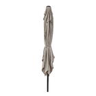 Ombrelone Alumínio e Poliéster Central Retangular Avea Taupe 255x194x300cm Naterial
