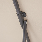 Ombrelone Alumínio e Poliéster Central Retangular Avea Taupe 255x194x300cm Naterial