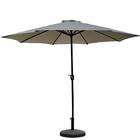 Ombrelone Central Bali Rivatti 270 Cm Em Alumínio Com Base Hd