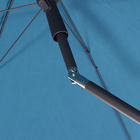 Ombrelone Aço e Poliéster Central Redondo Bigrey Azul 228x200cm Naterial