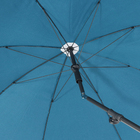 Ombrelone Aço e Poliéster Central Redondo Bigrey Azul 228x200cm Naterial