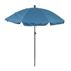 Ombrelone Aço e Poliéster Central Redondo Bigrey Azul 265x250cm Naterial