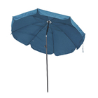 Ombrelone Aço e Poliéster Central Redondo Bigrey Azul 265x250cm Naterial