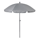 Ombrelone Aço e Poliéster Central Redondo Bigrey Cinza 265x250cm Naterial