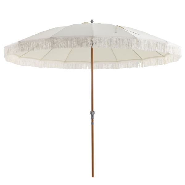 Ombrelone Central Não Articulável 2,79m Poliéster Bege Tanaris Naterial