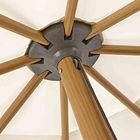 Ombrelone Central Octogonal Agora Branco 2,9m Naterial