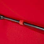Ombrelone Alumínio e Poliéster Central Redondo Sinae Vermelho 230x250cm Naterial