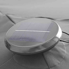 Ombrelone Alumínio e Poliéster Central Quadrado com LED Sonora Taupe 271x285x285cm Naterial