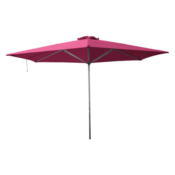 Ombrelone Central Vinho - 2,70m De Diâmetro - Em Alumínio - P