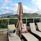 Ombrelone De Centro Quadrado 2,5 X 2,5m Branco Solemar