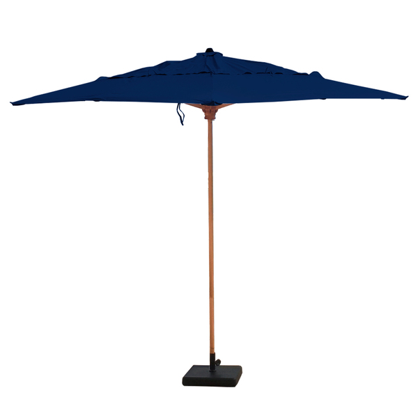 Ombrelone De Centro Quadrado 3,5 X 3,5m Azul Solemar