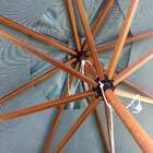 Ombrelone De Madeira Redondo Premium Área Externa Piscina - 2