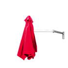 Ombrelone De Parede Vermelho - 2,00m De Diâmetro - Em Alumíni