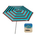 Ombrelone Guarda Sol 2,4m Sombreiro Alumínio Malibu Jardim Pr