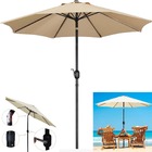 Ombrelone Guarda Sol 3m Grande Com Manivela Articulado Jardim