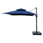 Ombrelone Guarda Sol Diamond 3x3 Azul Marinho C/ Base 100l