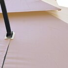 Ombrelone Guarda Sol Diamond 3x3 Bege C/ Base 100l