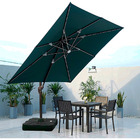 Ombrelone Guarda Sol Gold Led Alumínio 2 5 X 2 5 C/ Base Em 1