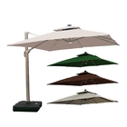 Ombrelone Guarda Sol Gold Led Alumínio 3 0 X 3 0 C/ Base 130l