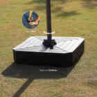 Ombrelone Guarda Sol Gold Led Alumínio 3 0 X 3 0 C/ Base 130l