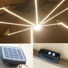 Ombrelone Guarda Sol Gold Led Alumínio Marrom Café 3 0 X 3 0