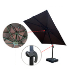 Ombrelone Guarda Sol Java Aluminio 2,5 X 2,5  C/ Base 100l -