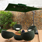 Ombrelone Guarda Sol Java Aluminio 2,5 X 2,5  C/ Base 100l -