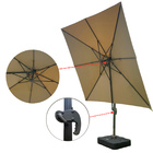 Ombrelone Guarda Sol Java Aluminio Bege 3 0 X 3 0  C/ Base 10