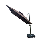 Ombrelone Guarda Sol Java Aluminio Marrom Café 2 5 X 2 5  C/