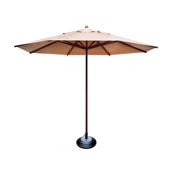 Ombrelone Guarda Sol Piscina Casa Praia Base Preto 240cm