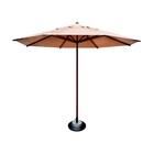 Ombrelone Guarda Sol Piscina Casa Praia Base Preto 300cm