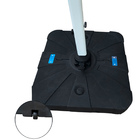 Ombrelone Guarda Sol Premium Alumínio 2 5 X 2 5  C/ Base Em 1