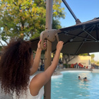 Ombrelone Guarda Sol Premium Alumínio 2 5 X 2 5 Marrom