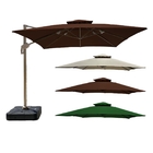 Ombrelone Guarda Sol Premium Alumínio 2 5 X 2 5 Marrom