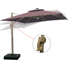 Ombrelone Guarda Sol Premium Alumínio 2 5 X 2 5 Marrom