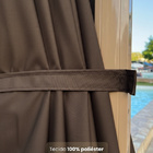 Ombrelone Guarda Sol Premium Alumínio 2 5 X 2 5 Marrom