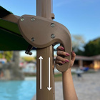 Ombrelone Guarda Sol Premium Aluminio 3 0 X 3 0  C/ Base 130l