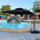 Ombrelone Guarda Sol Premium Aluminio 3 0 X 3 0  C/ Base 130l