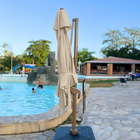 Ombrelone Guarda Sol Premium Alumínio Bege 2 5 X 2 5  C/ Base