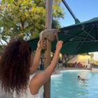 Ombrelone Guarda Sol Premium Aluminio Verde Escuro 3 0 X 3 0