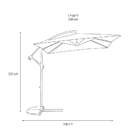 Ombrelone Havana Marrom