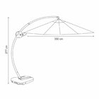 Ombrelone Hexagonal Acionamento A Manivela Barbados Rivatti