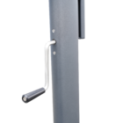 Ombrelone Lataral Cinza Alumínio Quadrado 260x298x298cm Naterial