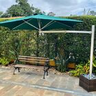 Ombrelone Lateral - 2,00m De Diâmetro - Em Alumínio - Base Ca