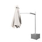 Ombrelone Lateral - 2,00m De Diâmetro - Em Alumínio - Base Ca