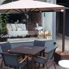 Ombrelone Lateral - 2,00m De Diâmetro - Em Alumínio - Base Ca