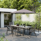 Ombrelone Lateral 2,35x2,90m Articulável em Aço Cinza Polar II Naterial