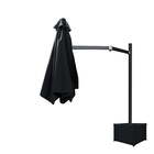 Ombrelone Lateral - 2,40m De Diâmetro - Em Alumínio - Base Ca