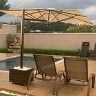 Ombrelone Lateral - 2,70m De Diâmetro - Em Alumínio - Base Ca